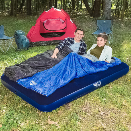 Colchón Inflable Bestway 2 Plazas Camping + Inflador Cmb000510
