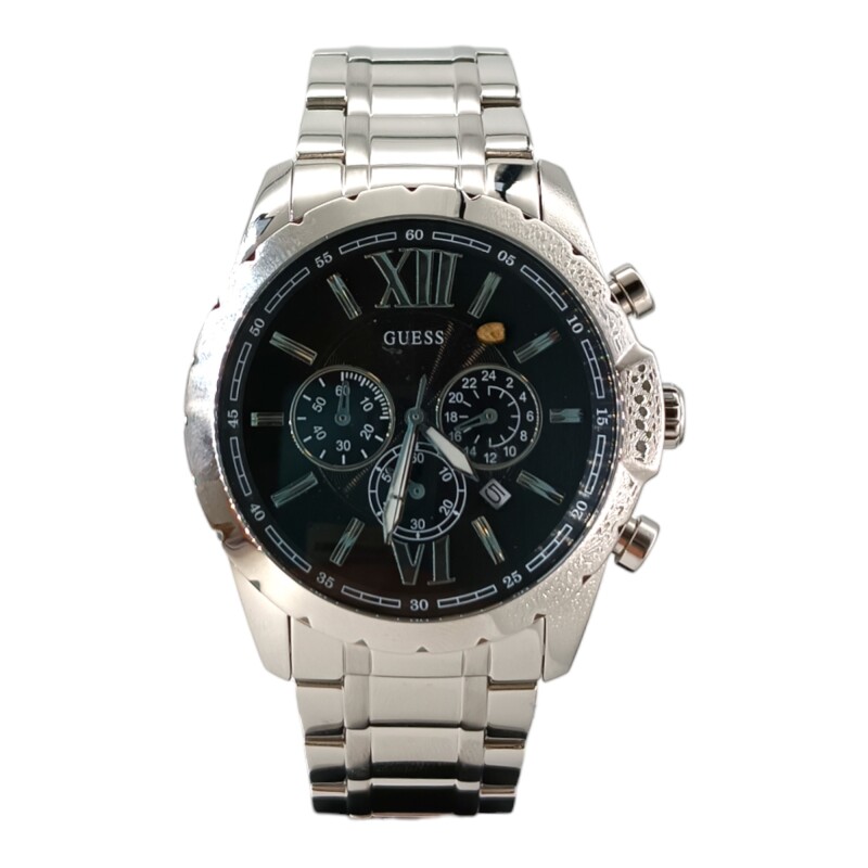 RELOJ GUESS W0193G2 plateadouniforme