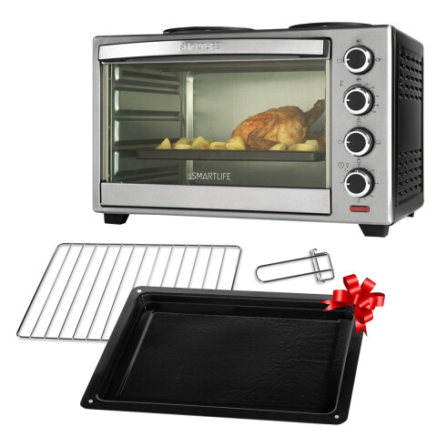 Horno Eléctrico Con 2 Discos Smartlife Sl-eo48sp HORNO ELECTRICO SMARTLIFE SL-EO48SP AP