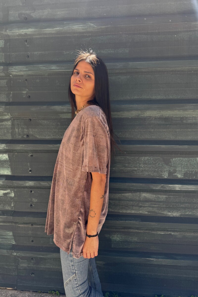 Remera Inma MARRON