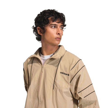 Abrigo Deportiva Cutline De Hombre Crema