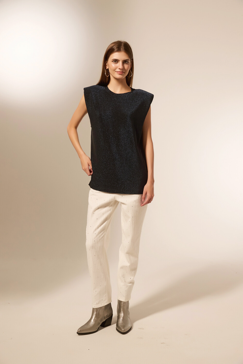 Remera Micaeli Azul Noche