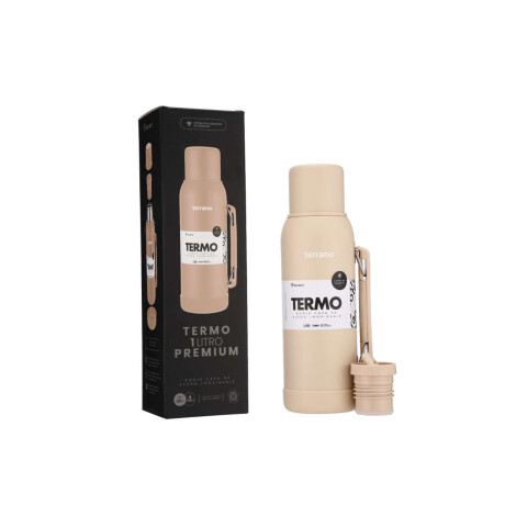 Termo Premium 1lt. Con base de Silicona Taupe