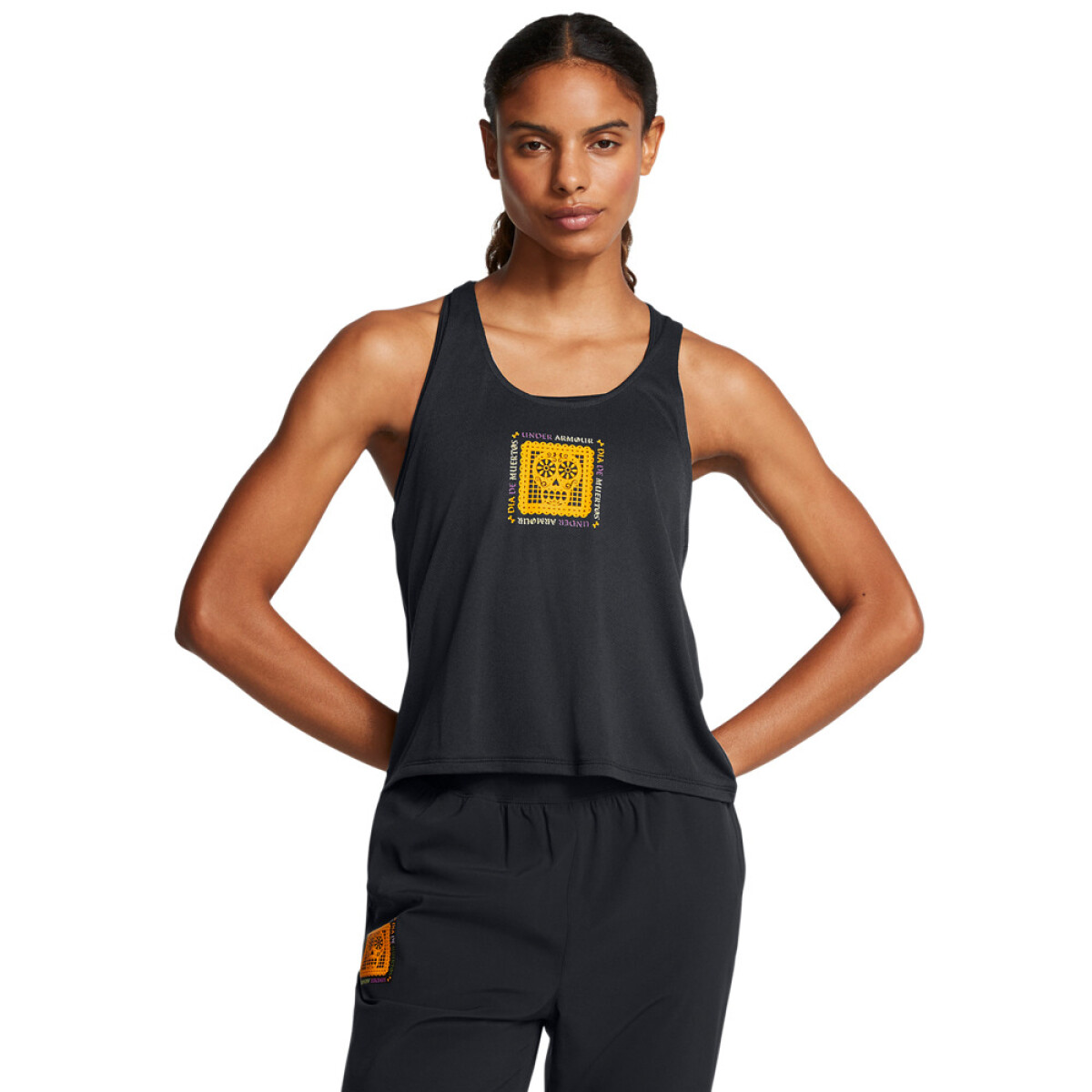 UA Day of the Dead Singlet-BLK - BLK-001 
