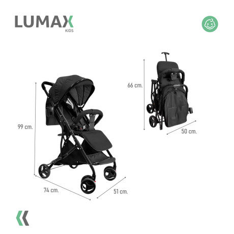 Coche Plegable Premium Lumax Kids Paragüita 3 posiciones Coche Plegable Premium Lumax Kids Paragüita 3 posiciones