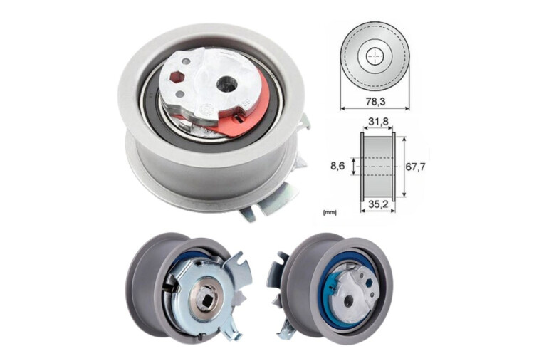 Tensor Correa Distr Audi A3/A4 03-12 Tensor Correa Distr Audi A3/A4 03-12