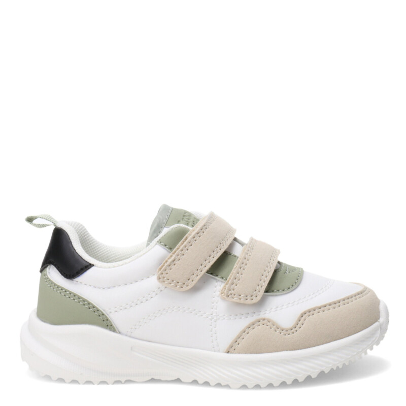 Championes de Niño Croco Kids CIOTAT con velcro Beige