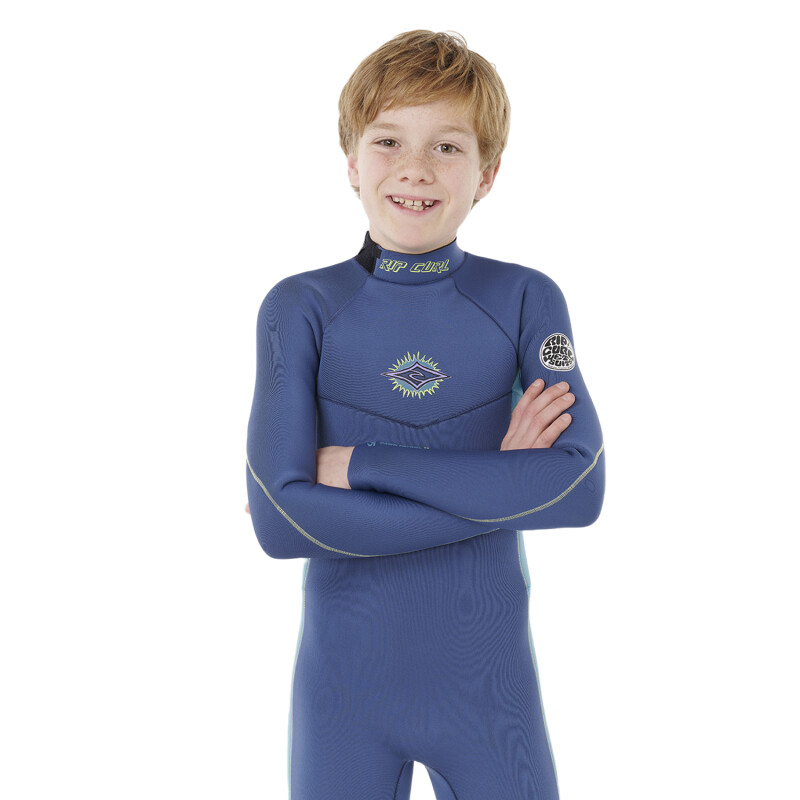 Traje Rip Curl para Niño Dawn Patrol Back Zip Spring Traje Rip Curl para Niño Dawn Patrol Back Zip Spring
