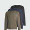 HUGO BOSS Pack de 3 Camisetas de Manga Larga RN 3P Classic Alta Automática