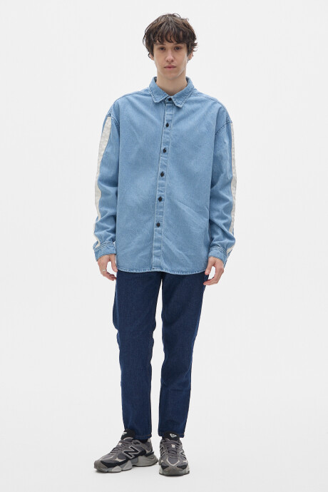 Camisa Noble Denim Baby Blue