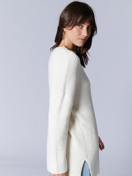 Sweater Tejido Crudo