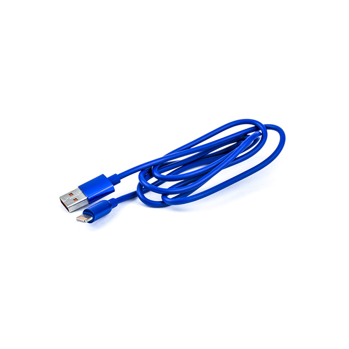 Cable Usb Iphone En Tubo - Azul 