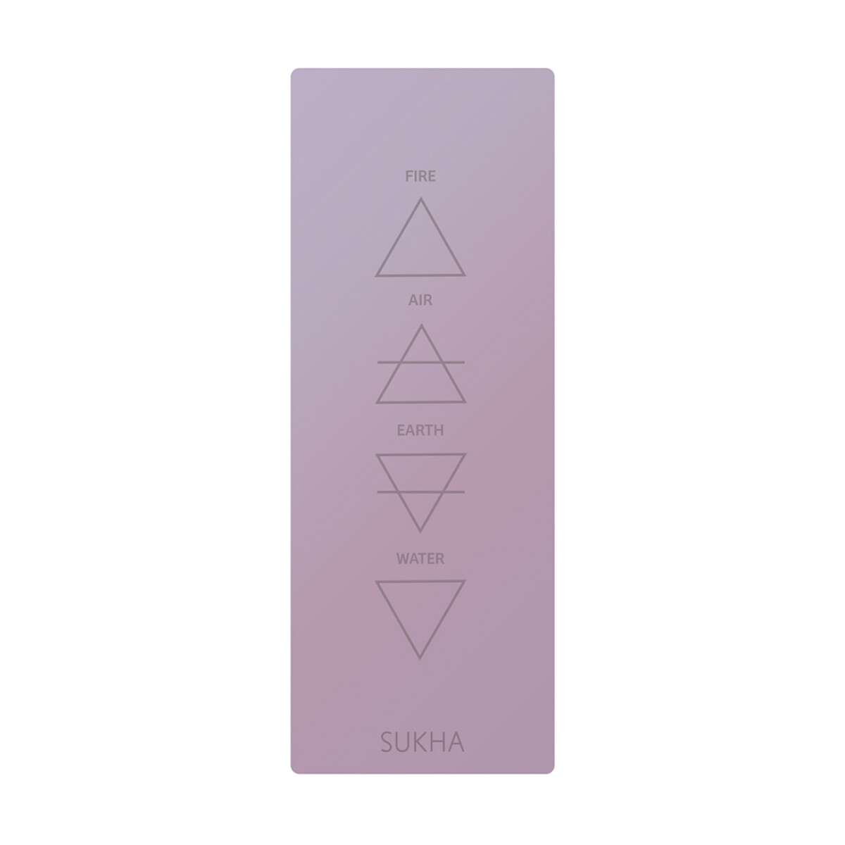 Yoga Mat Sukha Superior Con Alineación 5mm - Elementos Lila 