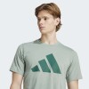 Remera Adidas Train Essentials Feelready Logo Verde