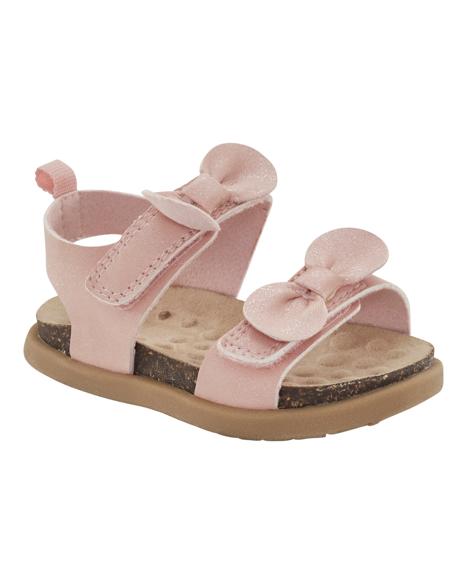 Sandalias con glitter, rosadas Sandalias con glitter, rosadas