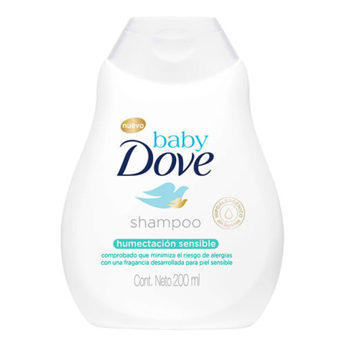 Shampoo Baby Dove Sensible 200ml – Cabello y Piel Delicada