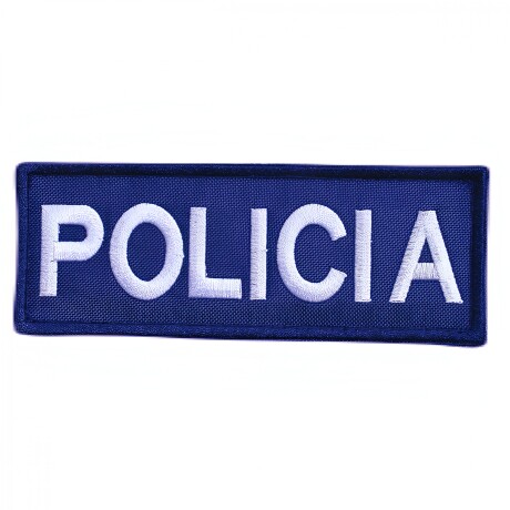 Parche bordado Policía Azul