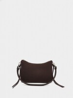 Bolso Bandolera Con Tiras Laterales marron