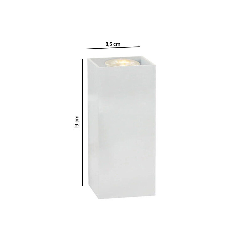 ABIP Luminaria de Pared Cosmos Bidireccional Blanco