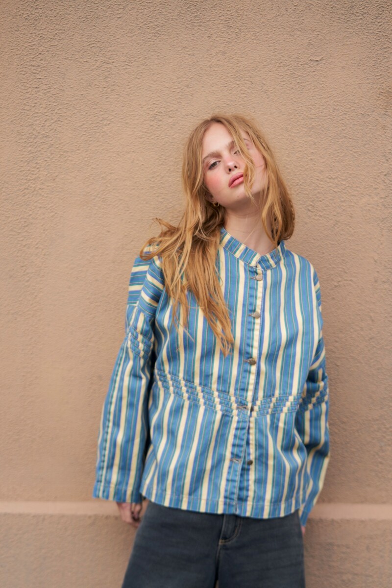 Camisa Mao Estampado Verde