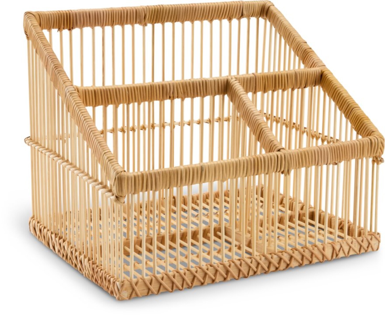 Organizador maquillaje HORNDAL 25x20cm bamboo 