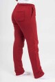 PANTALON HERING UNISEX RECTO C/FELPA E50A Rojo