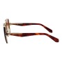 Lentes de sol De Acero Inoxidable Cuadrado Premium Marrón/Marrón
