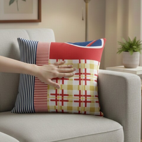 Almohadón Decorativo 45x45 cm - Figuras 04 – Cojín Suave para Cama y Living Almohadón Decorativo 45x45 cm - Figuras 04 – Cojín Suave para Cama y Living