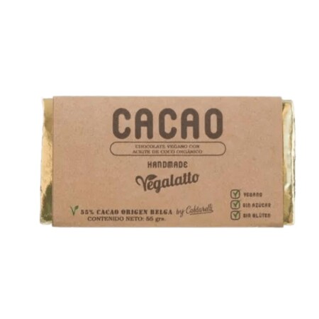Chocolate de cacao 55g Vegalatto Chocolate de cacao 55g Vegalatto