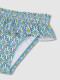 Braguita Estampado Flor Geometrica Azul Claro