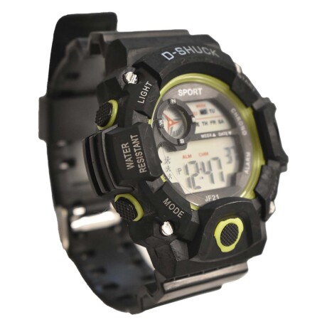 Reloj Deportivo de Pulsera Waterproof Pantalla Luz p/ Hombre Verde Manzana