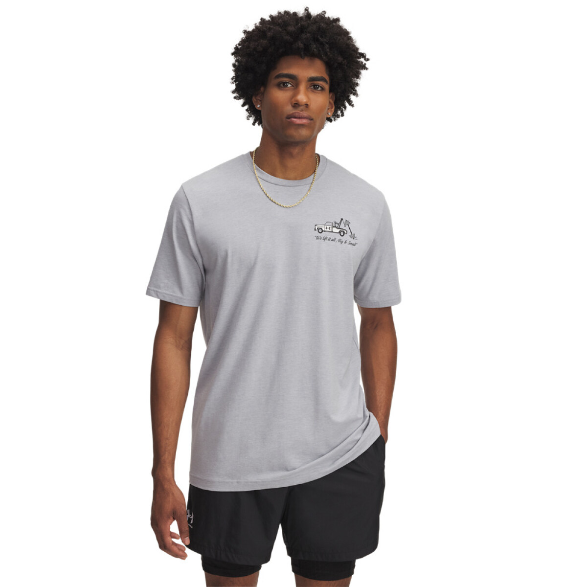 UA 60/40S BODY SHOP SS-WHT - GRY-011 