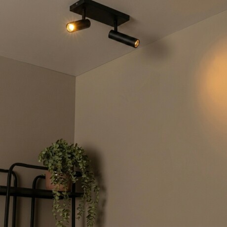 NANO ARTEFACTO MADISON ADOSAR ORIENTABLE (X2) Luminaria Nano Madison Orientable de Adosar x2 Negro
