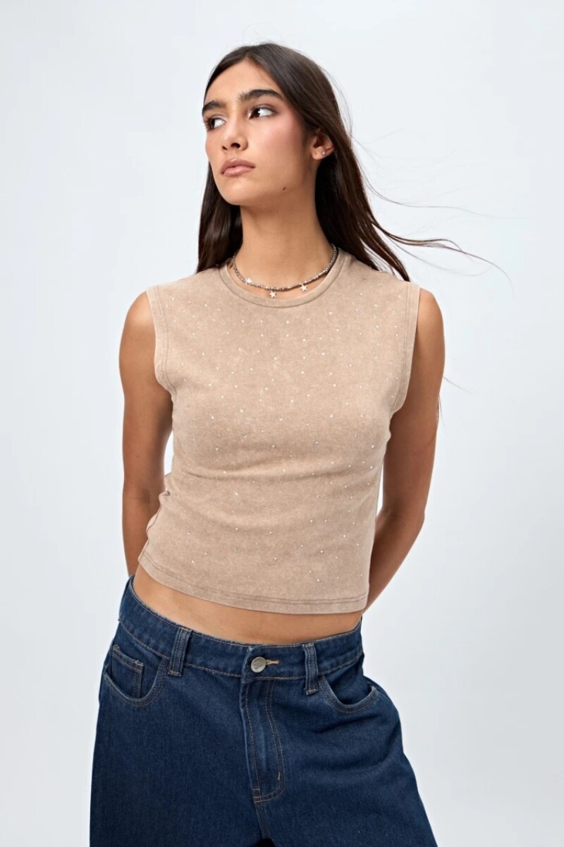 T-SHIRT P.CAKE TOMER - MARRON 