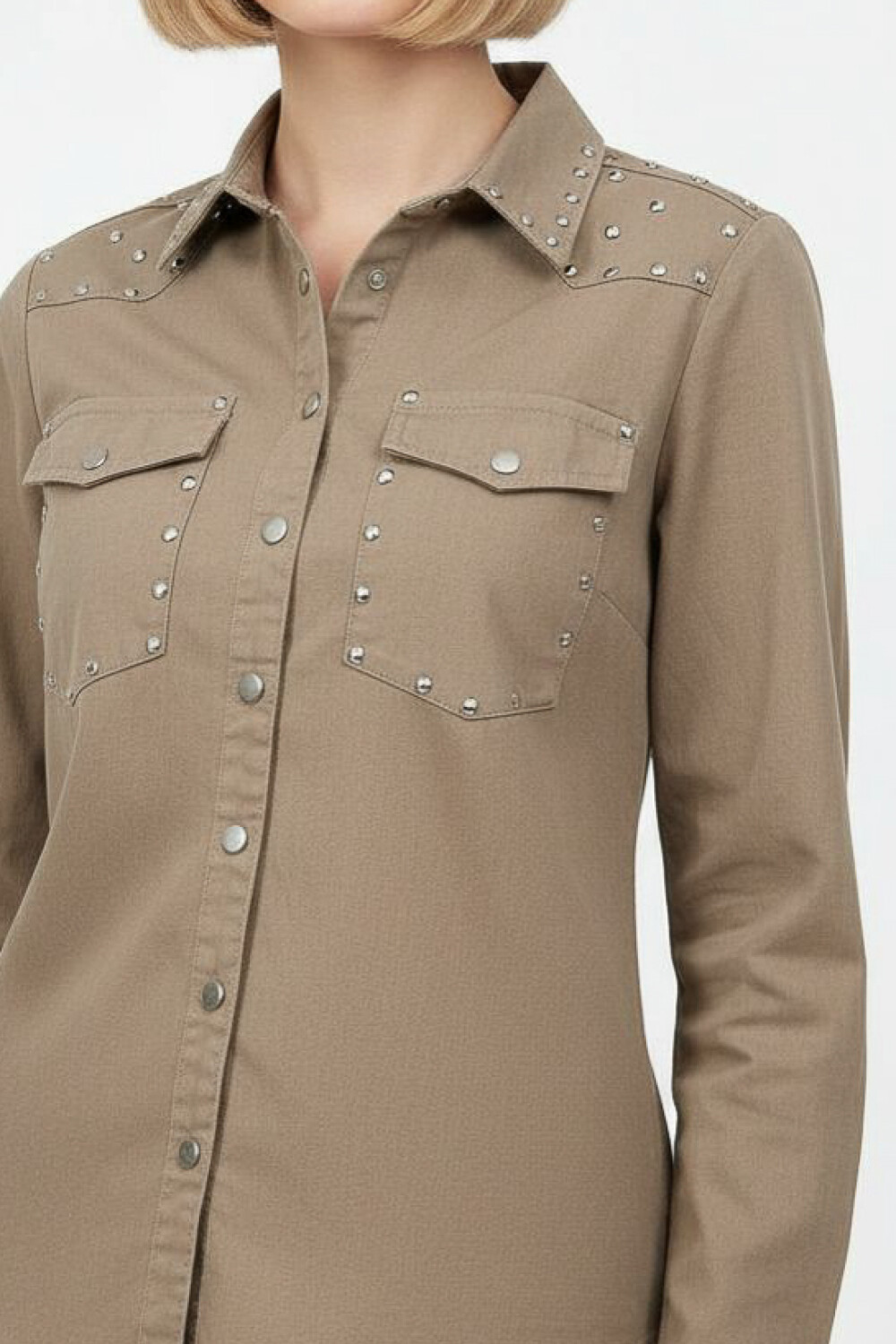 Camisa Totus Taupe Claro