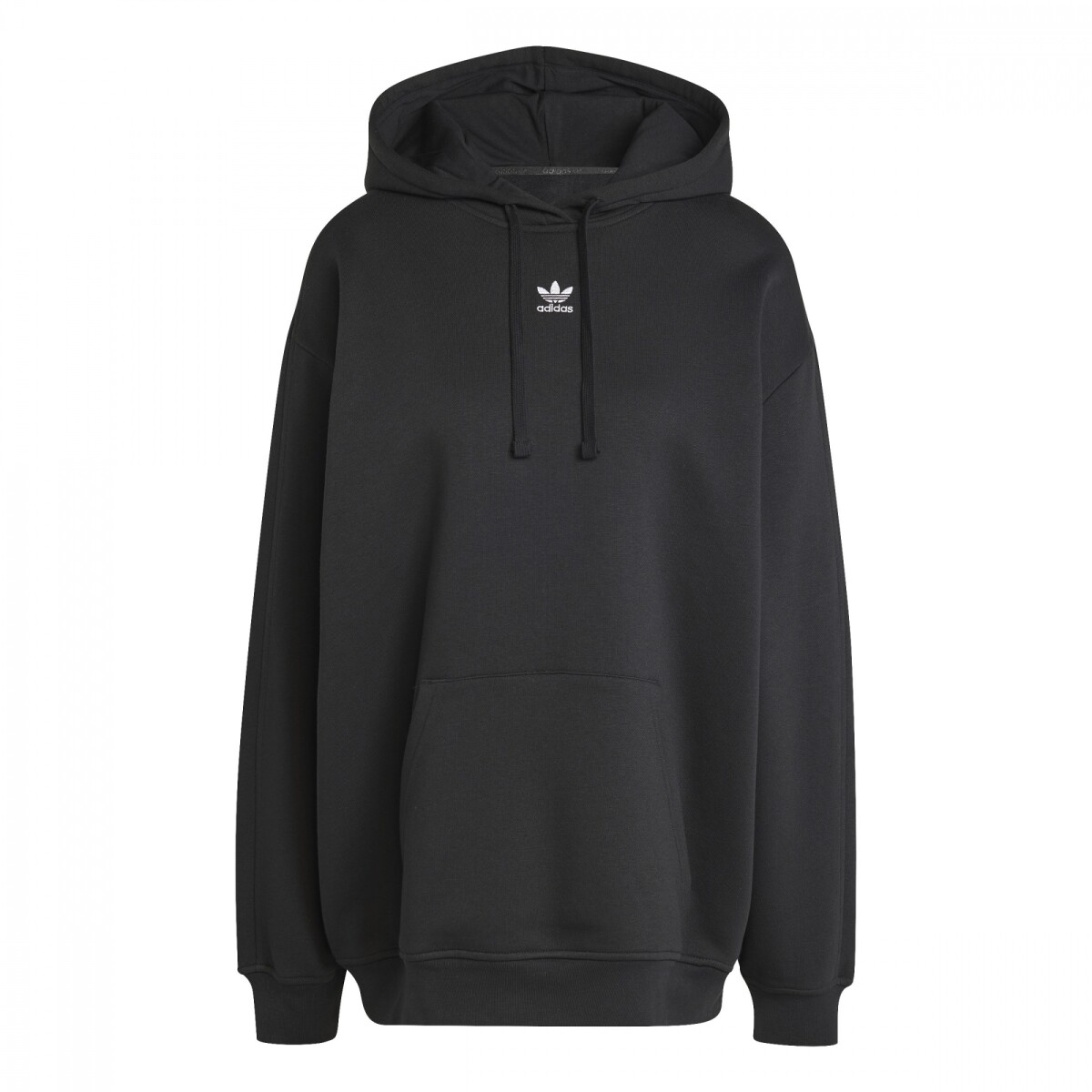 Abrigo Essentials Oversized Fleece de Mujer - Negro 