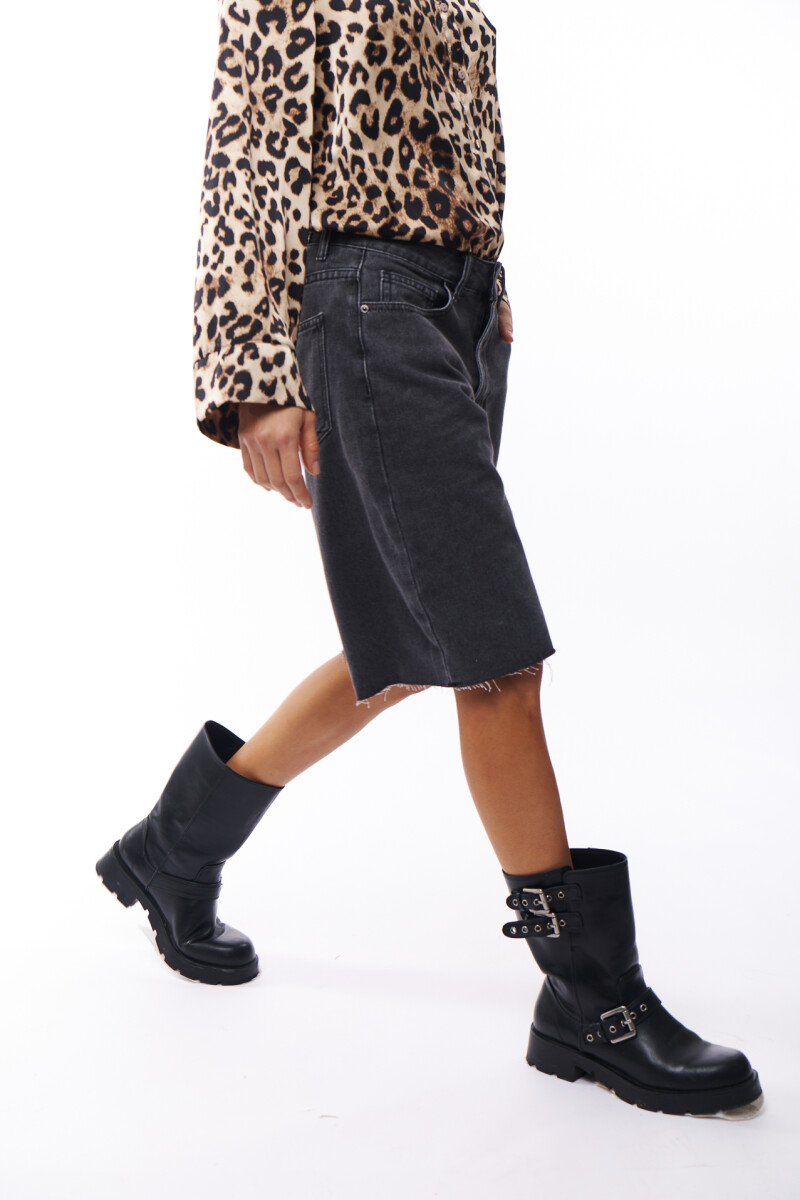 BERMUDA JEAN BIANA GRIS