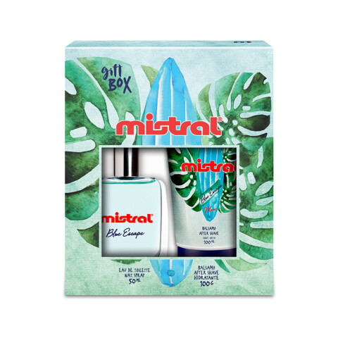 Set edt + Bálsamo after shave Mistral Blue Escape Set edt + Bálsamo after shave Mistral Blue Escape