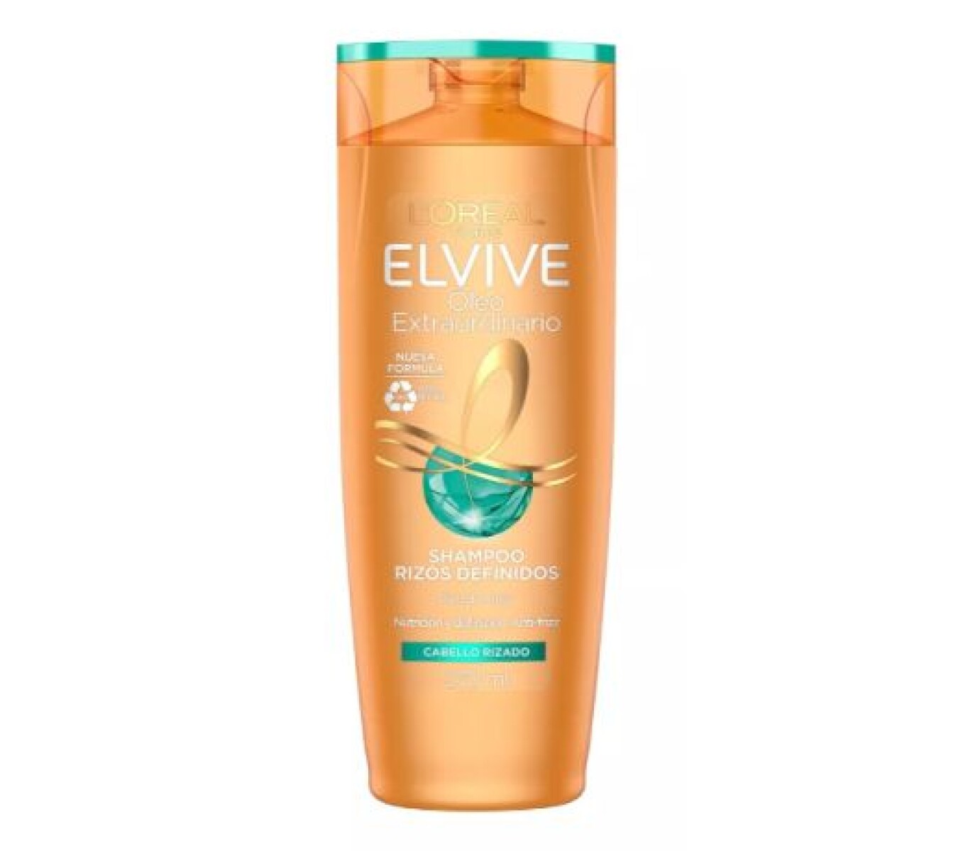 Elvive Óleo Extraordinario Shampoo Rizos Definidos 370ml – Control y Brillo para Rizos