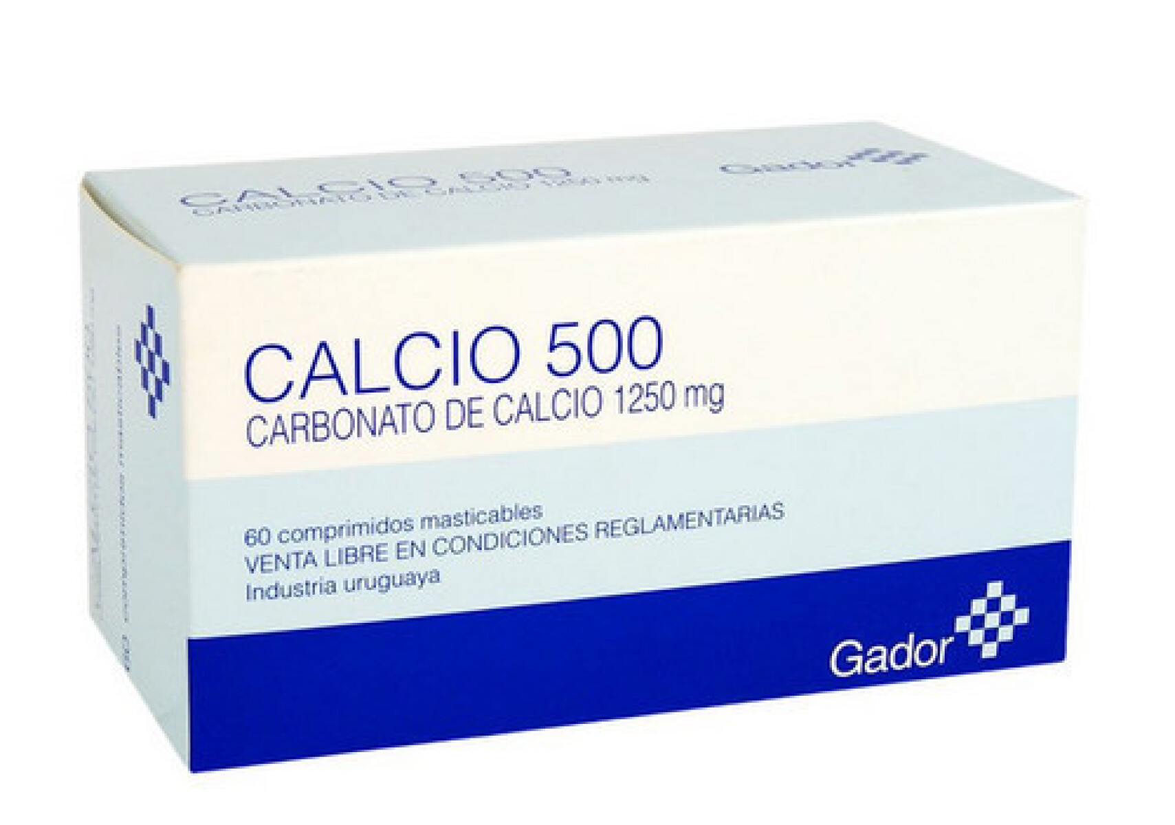 Calcio Gador 500mg 60 Comprimidos 