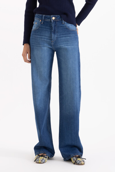 JEANS JARVIS MID BLUE Azul