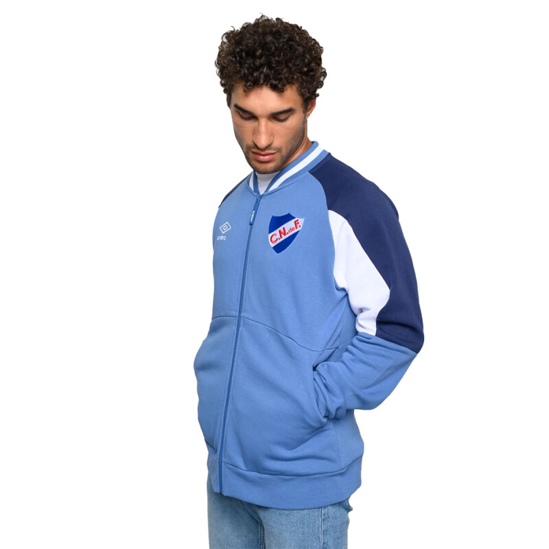 CAMPERA UMBRO BOMBER LIMIT CNF de Hombre - NU143019 Azul Piedra-blanco