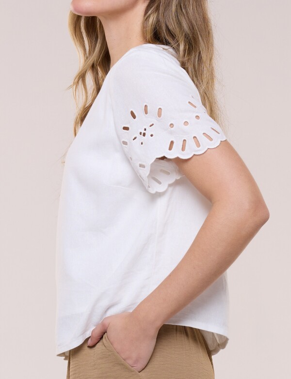 Blusa De Lino Calada CRUDO