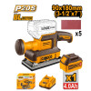LIJADORA ORBITAL A BATERÍA BRUSHLESS MOTOR 20V P20S C/BAT + CARGADOR + 5 LIJAS I LIJADORA ORBITAL A BATERÍA BRUSHLESS MOTOR 20V P20S C/BAT + CARGADOR + 5 LIJAS I