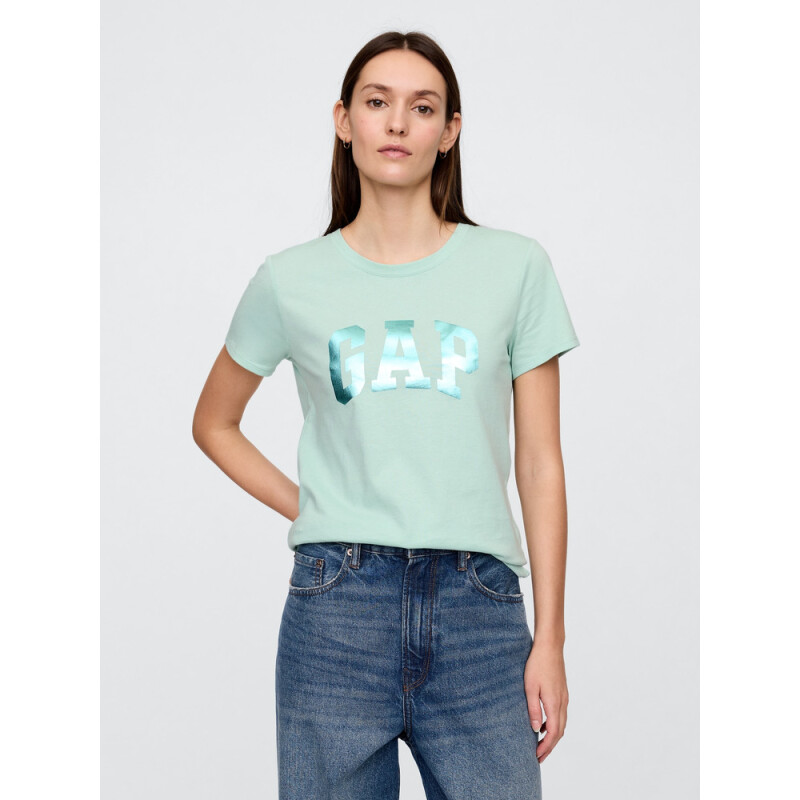 V-GAP SS CLSC TEE AQUA GLASS