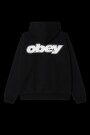 GAZE EXTRA HEAVY ZIP HOOD Negro