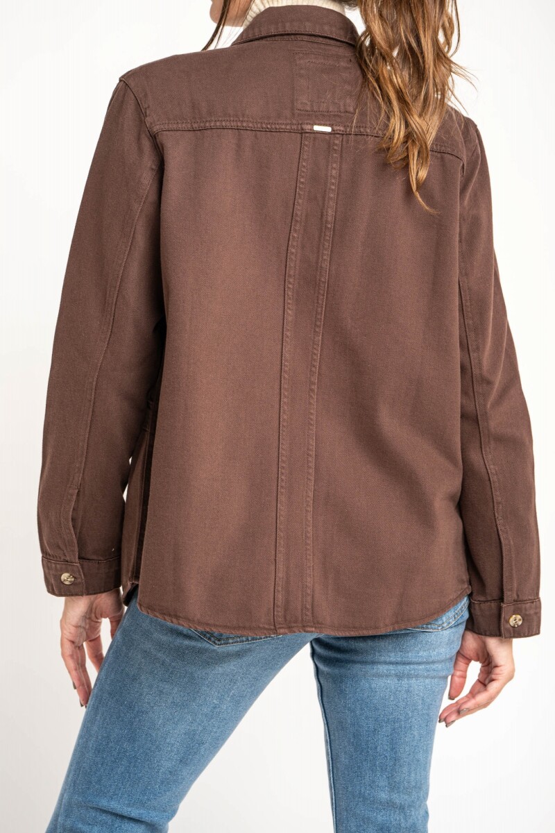 Sobrecamisa Marrón