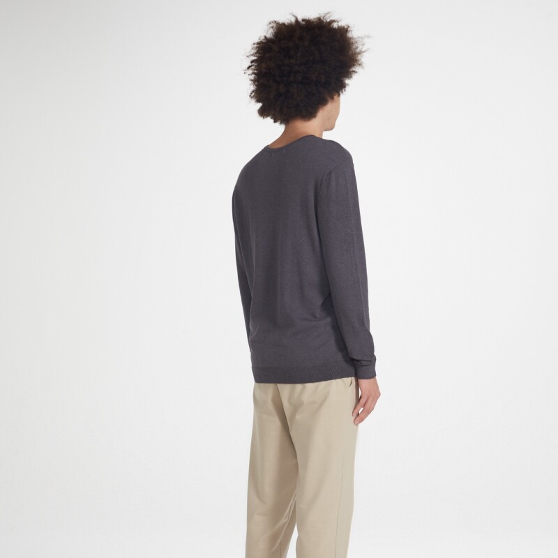 BLUSAO MASCULINO ADULTO (SWEATER) PRETO ESCURO