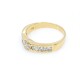 Anillo en oro 18k amarillo y brillantes Anillo en oro 18k amarillo y brillantes