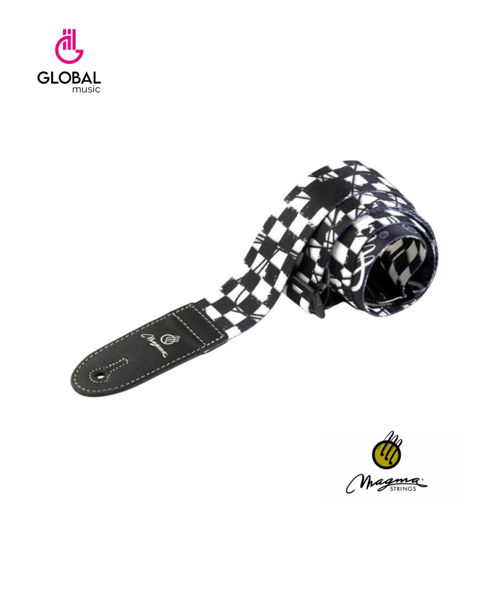 Correa Para Guitarra Magma Poliéster Ska c/logo 